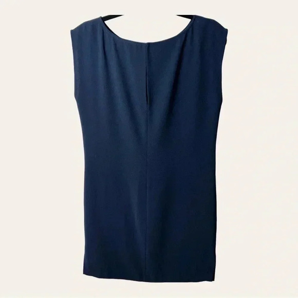 0691. POLO RALPH LAUREN SHEATH DRESS NAVY BLUE‎ IN COLOR SIZE 4 - Picture 6 of 9
